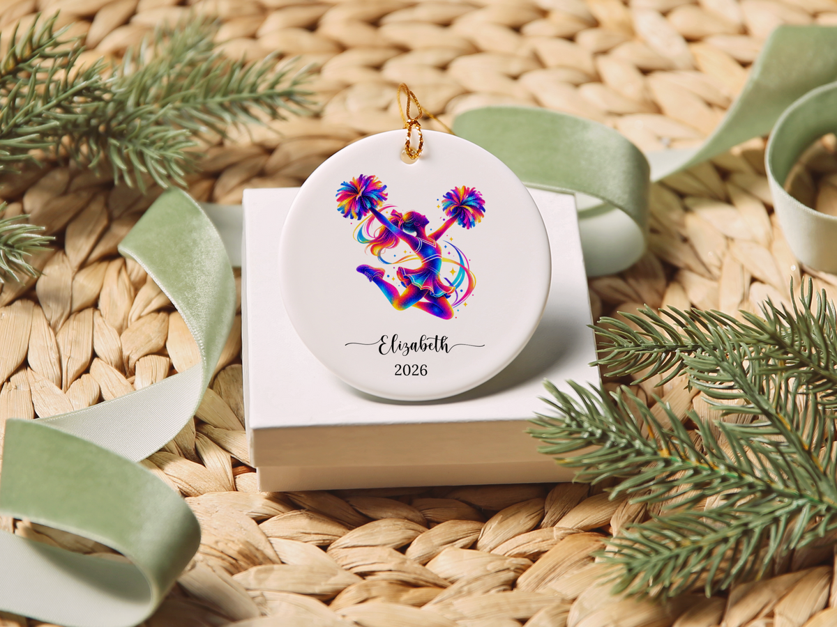 Cheerleader Christmas Ornament
