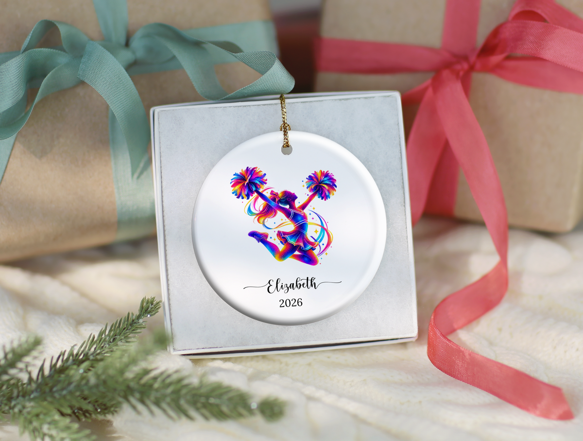 Cheerleader Christmas Ornament