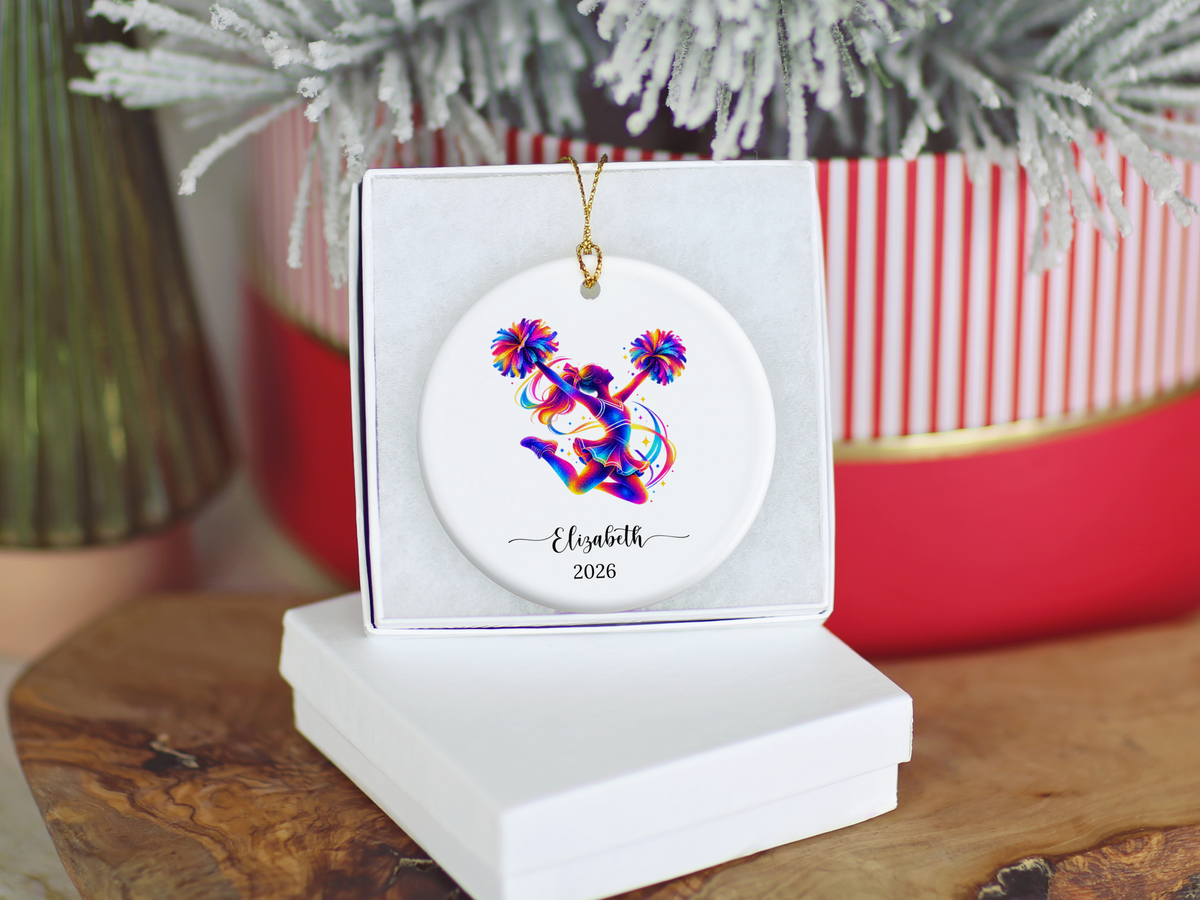 Cheerleader Christmas Ornament