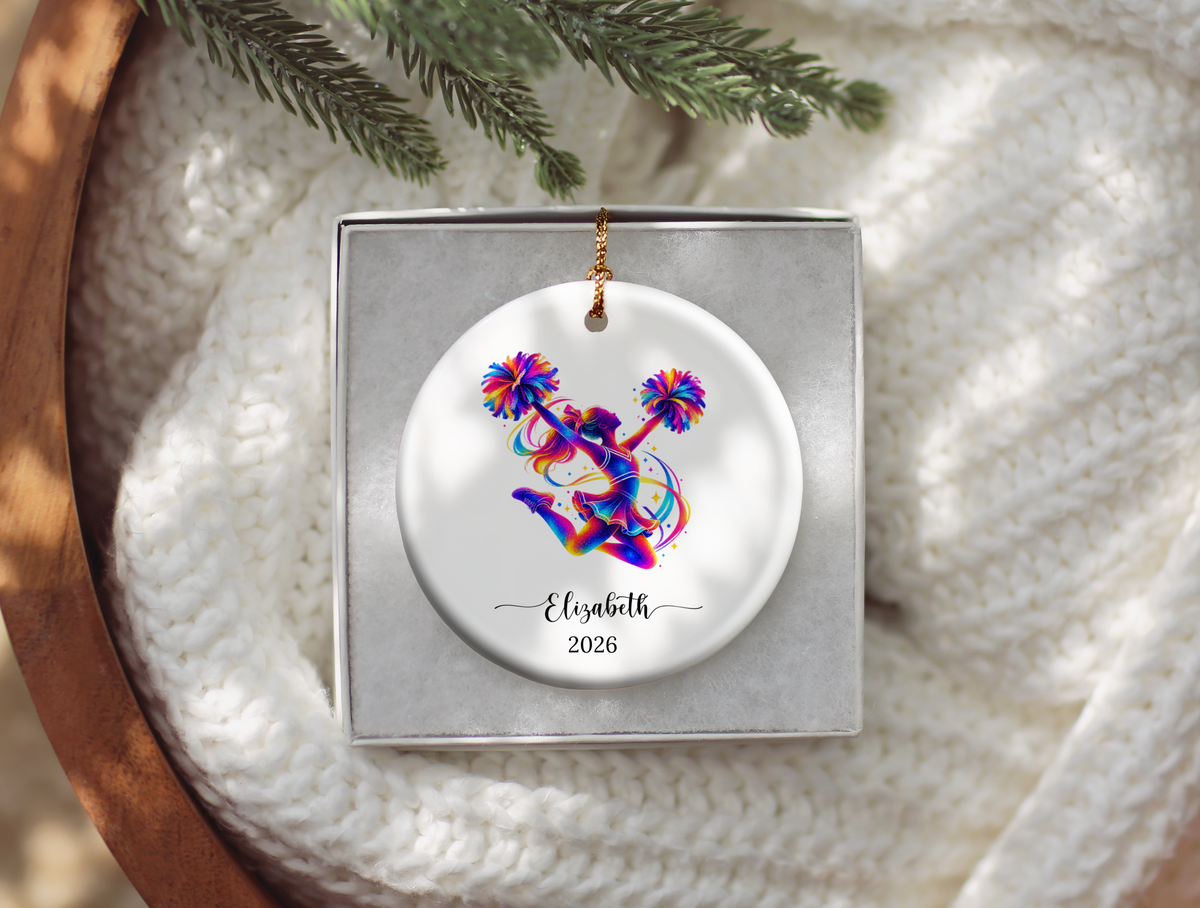 Cheerleader Christmas Ornament