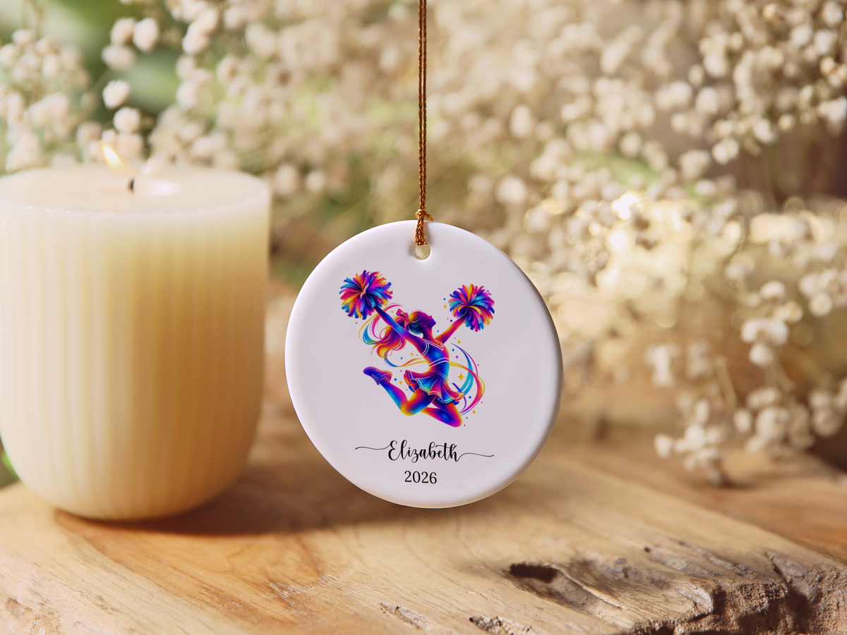 Cheerleader Christmas Ornament