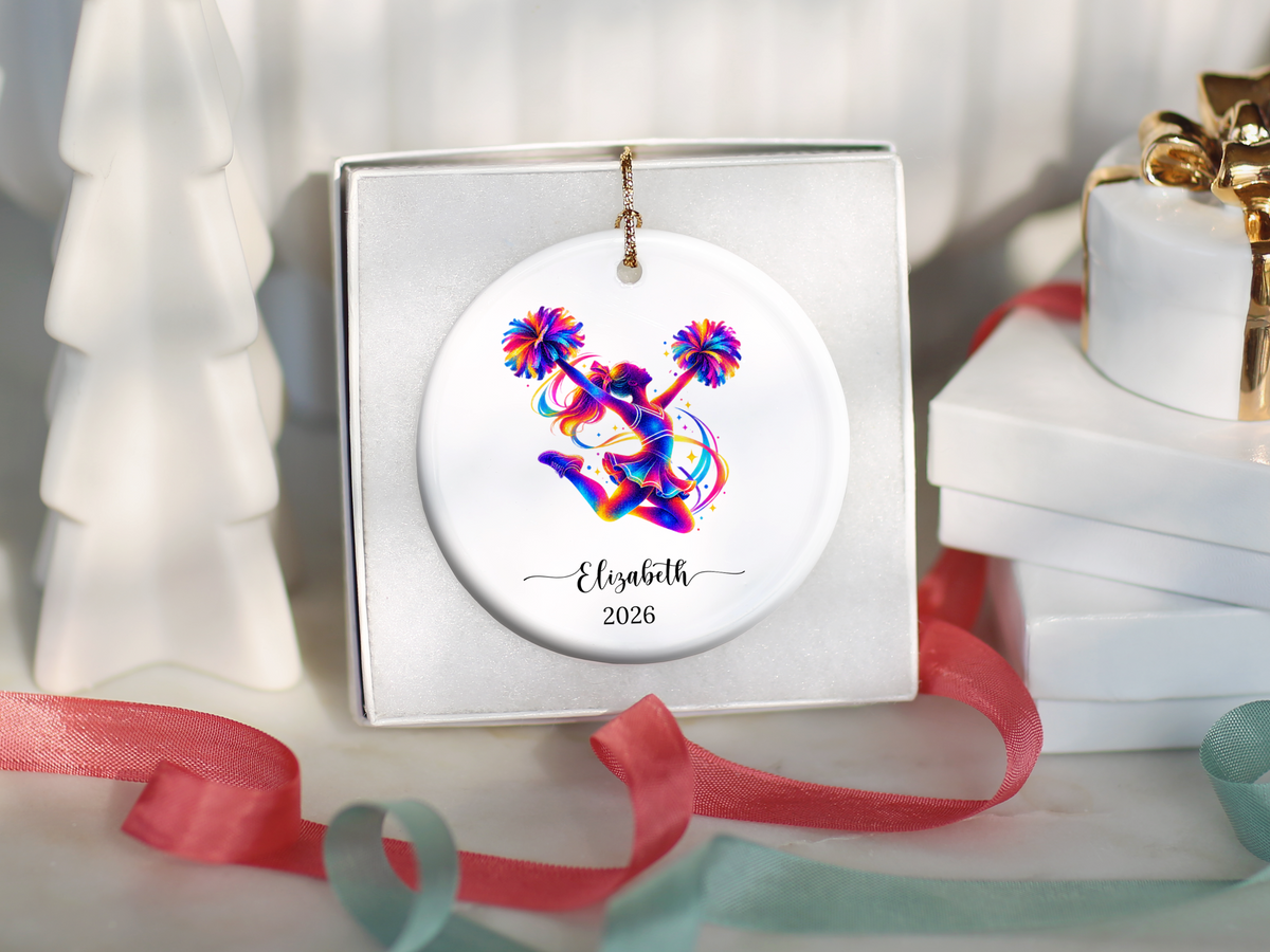 Cheerleader Christmas Ornament