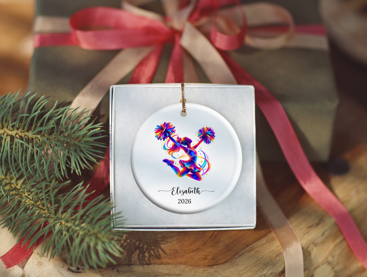 Cheerleader Christmas Ornament