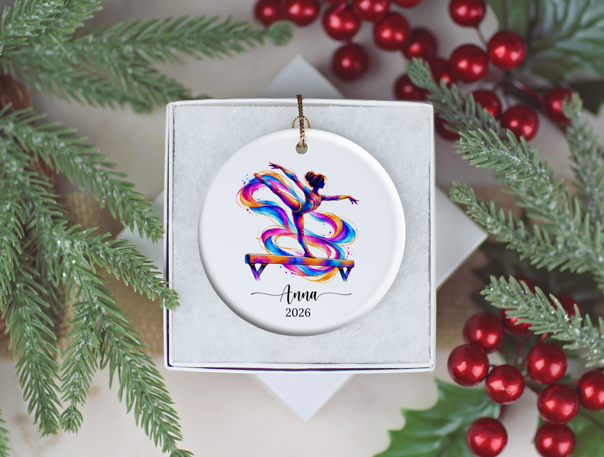 Gymnastics Christmas Ornament
