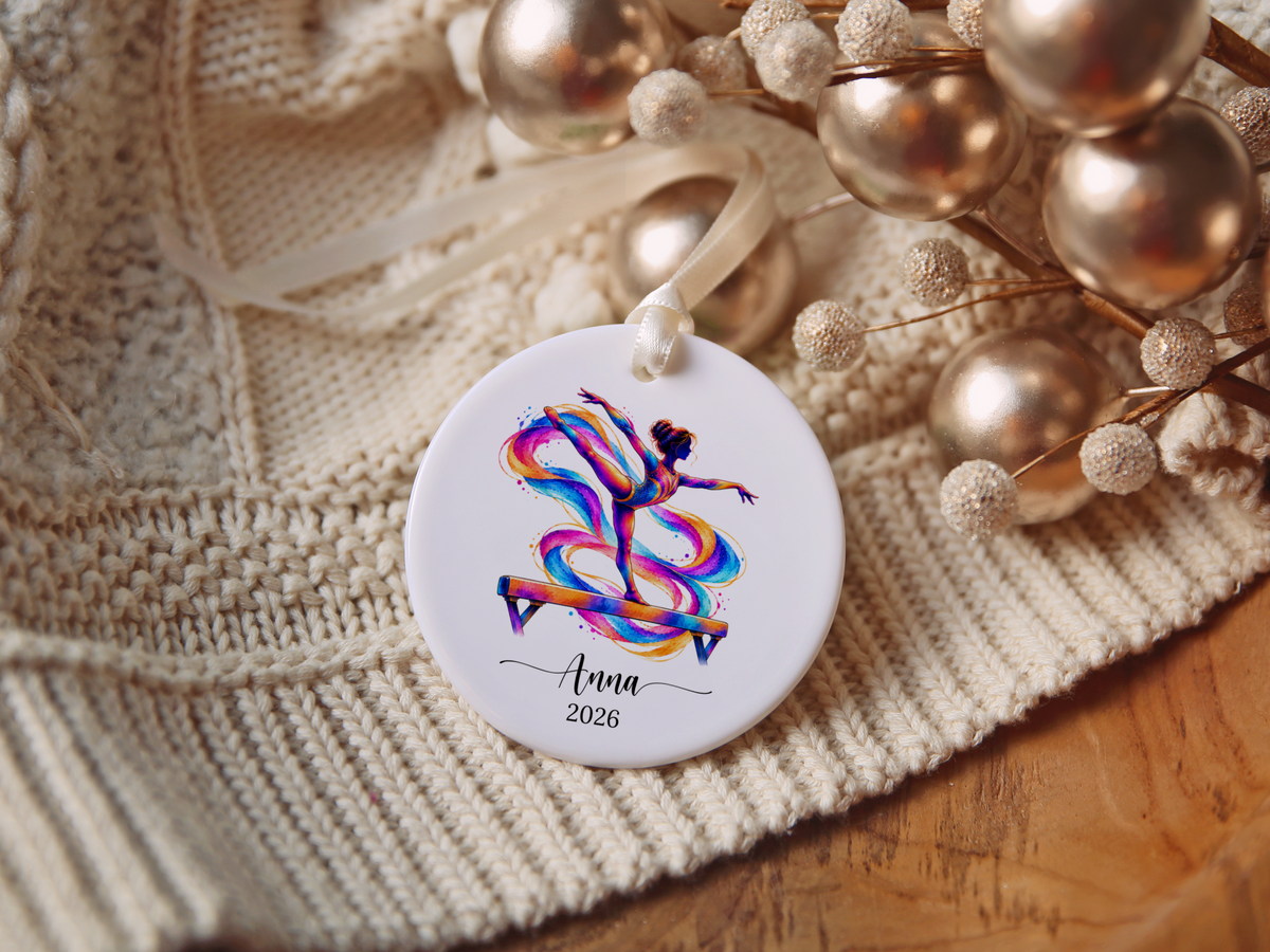 Gymnastics Christmas Ornament