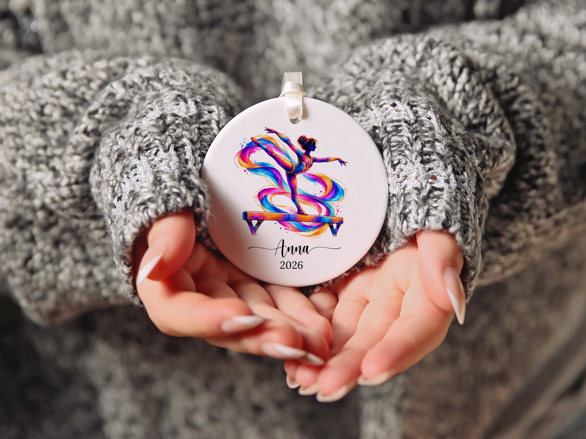 Gymnastics Christmas Ornament