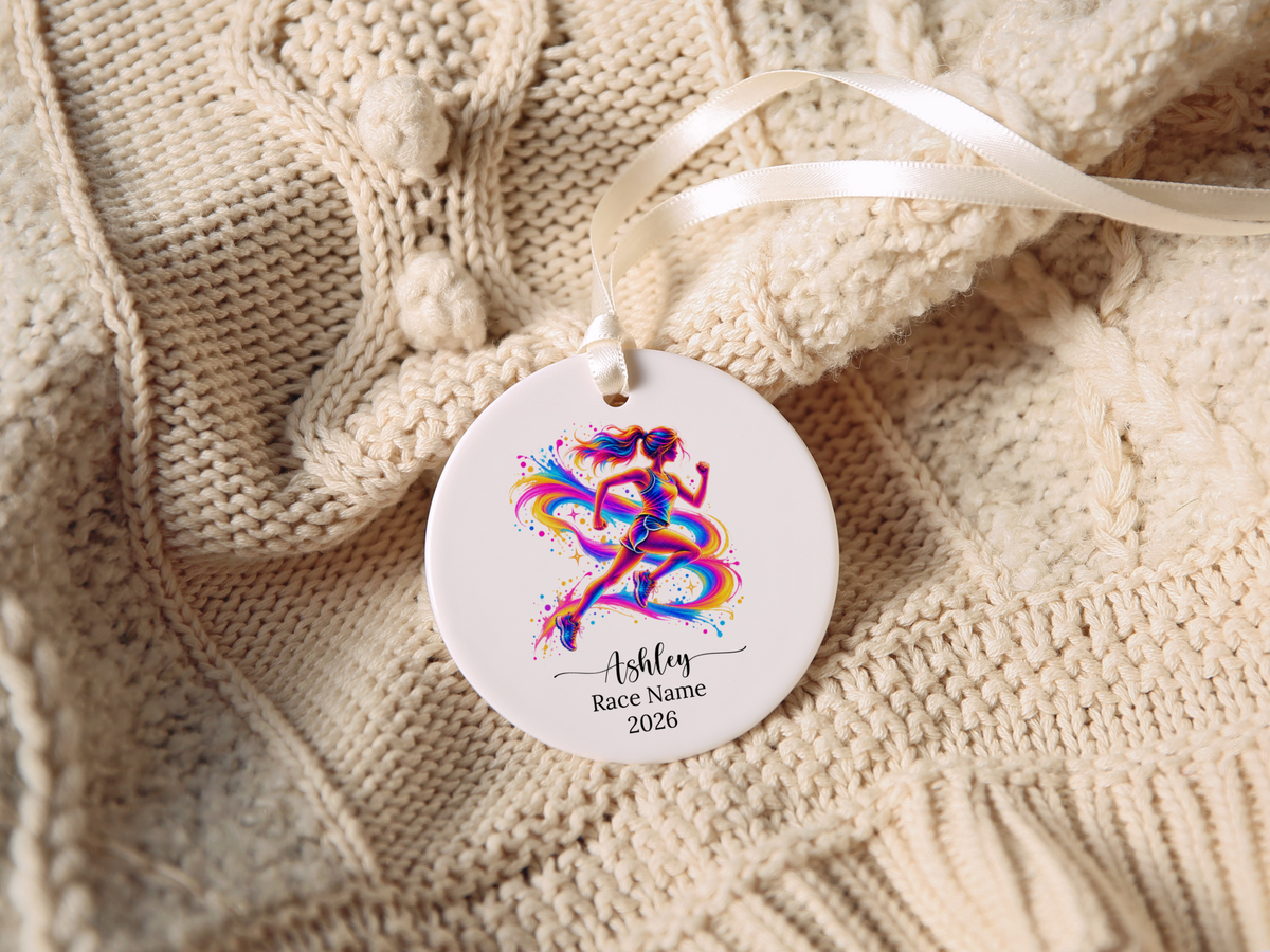 Runner Christmas Ornament