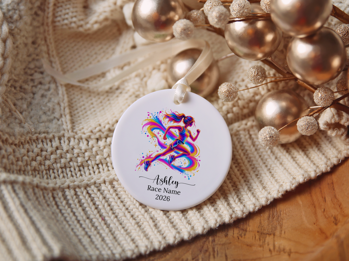 Runner Christmas Ornament