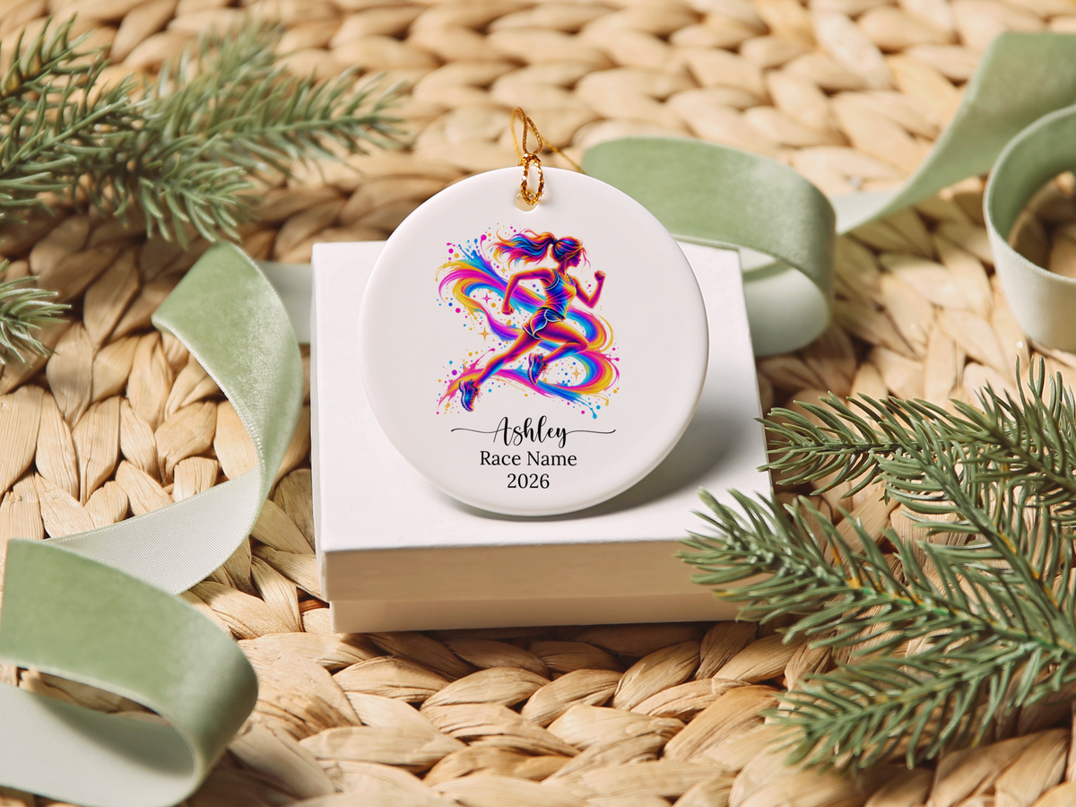 Runner Christmas Ornament
