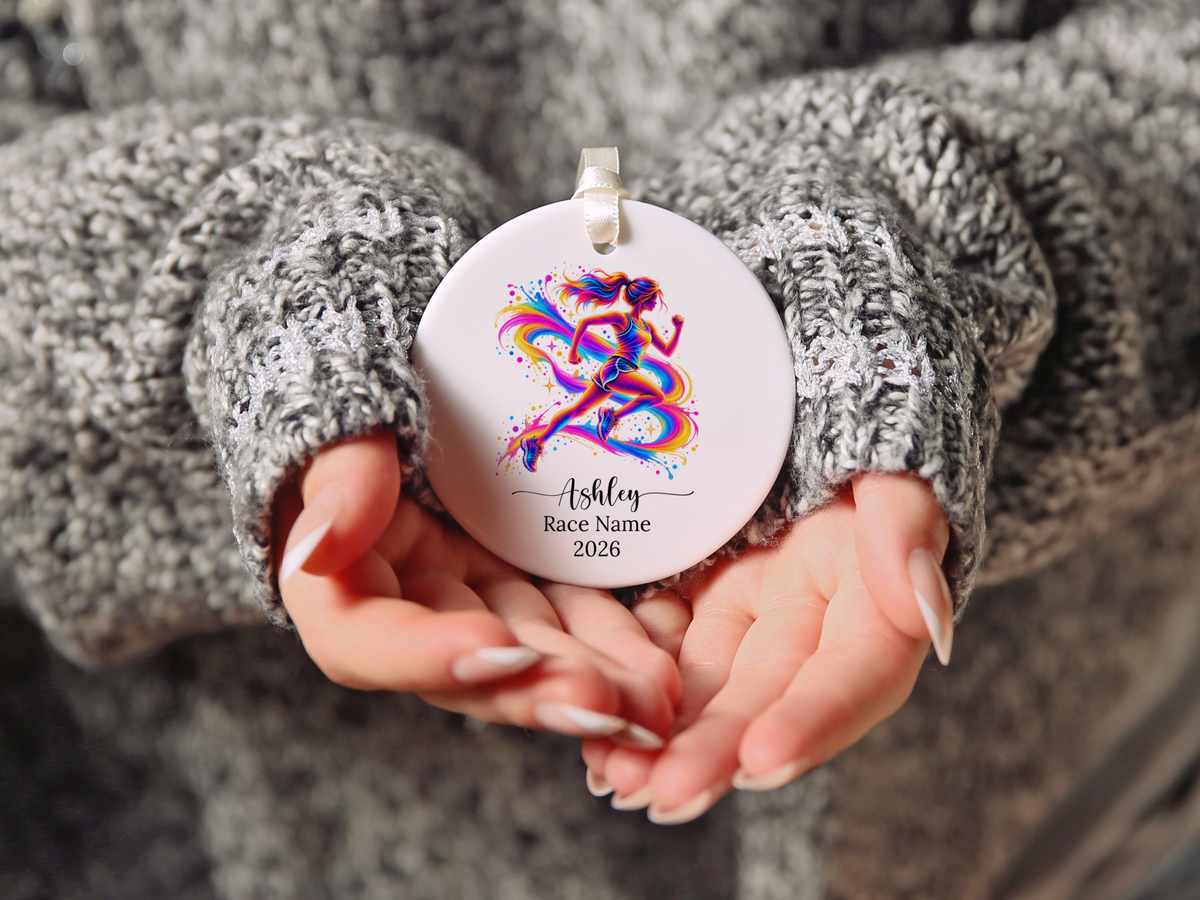 Runner Christmas Ornament