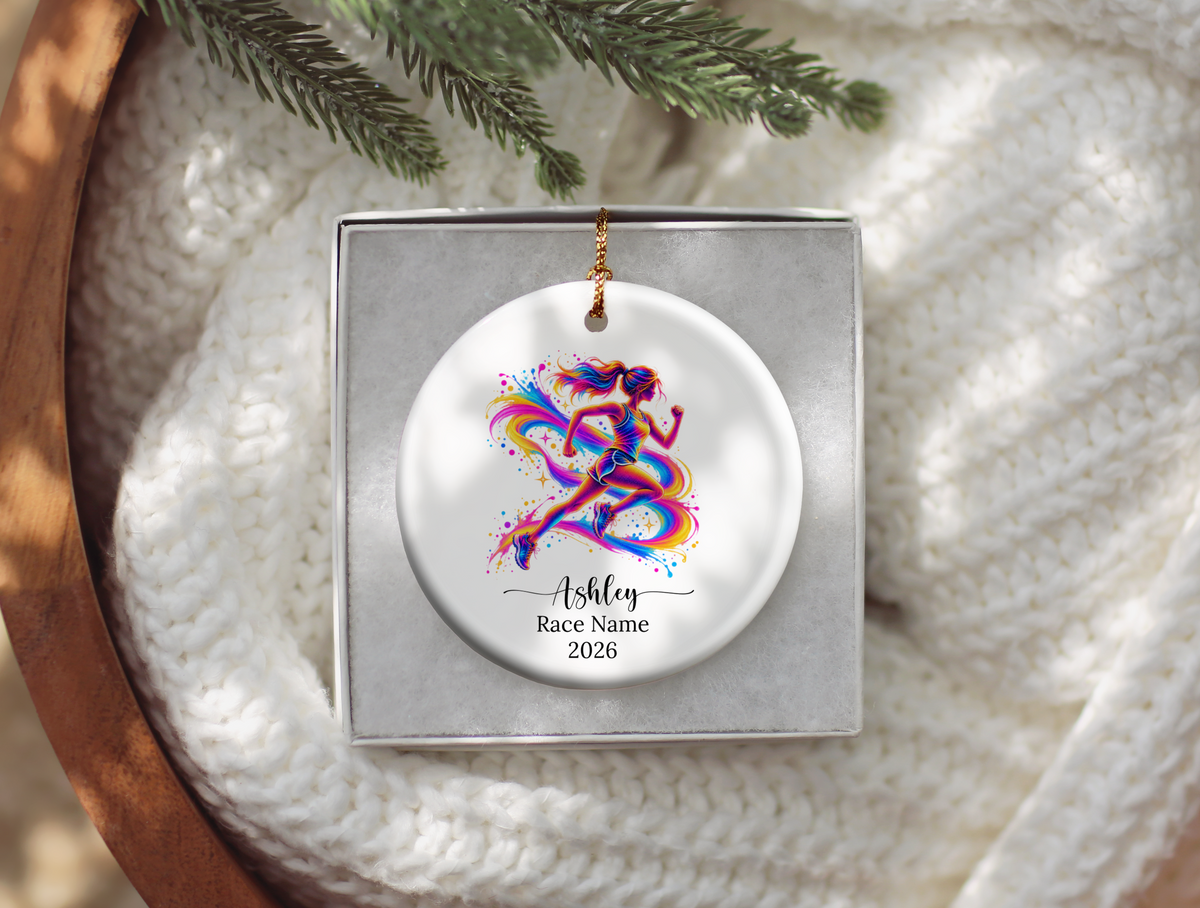 Runner Christmas Ornament