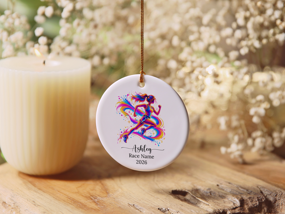 Runner Christmas Ornament