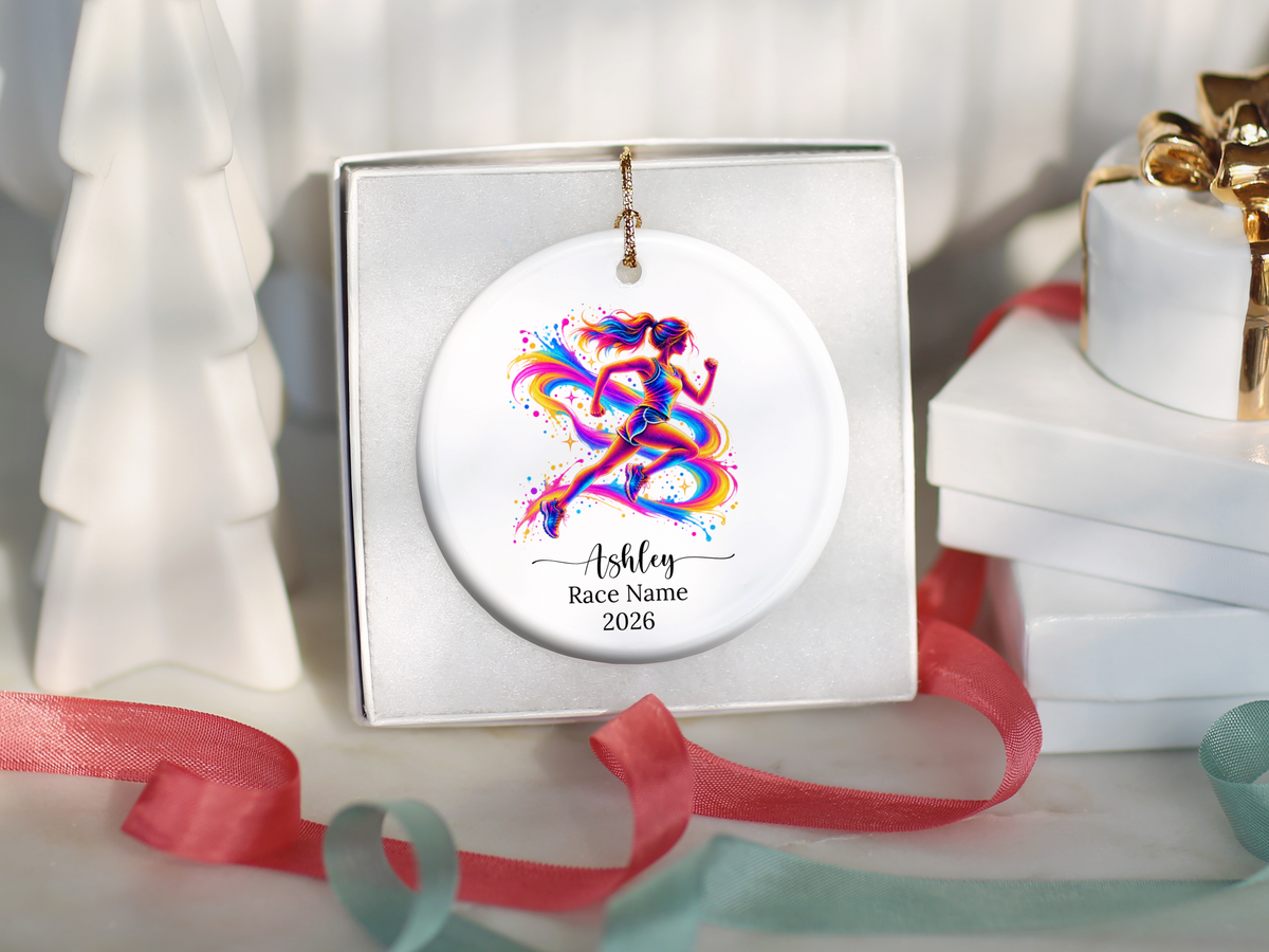 Runner Christmas Ornament