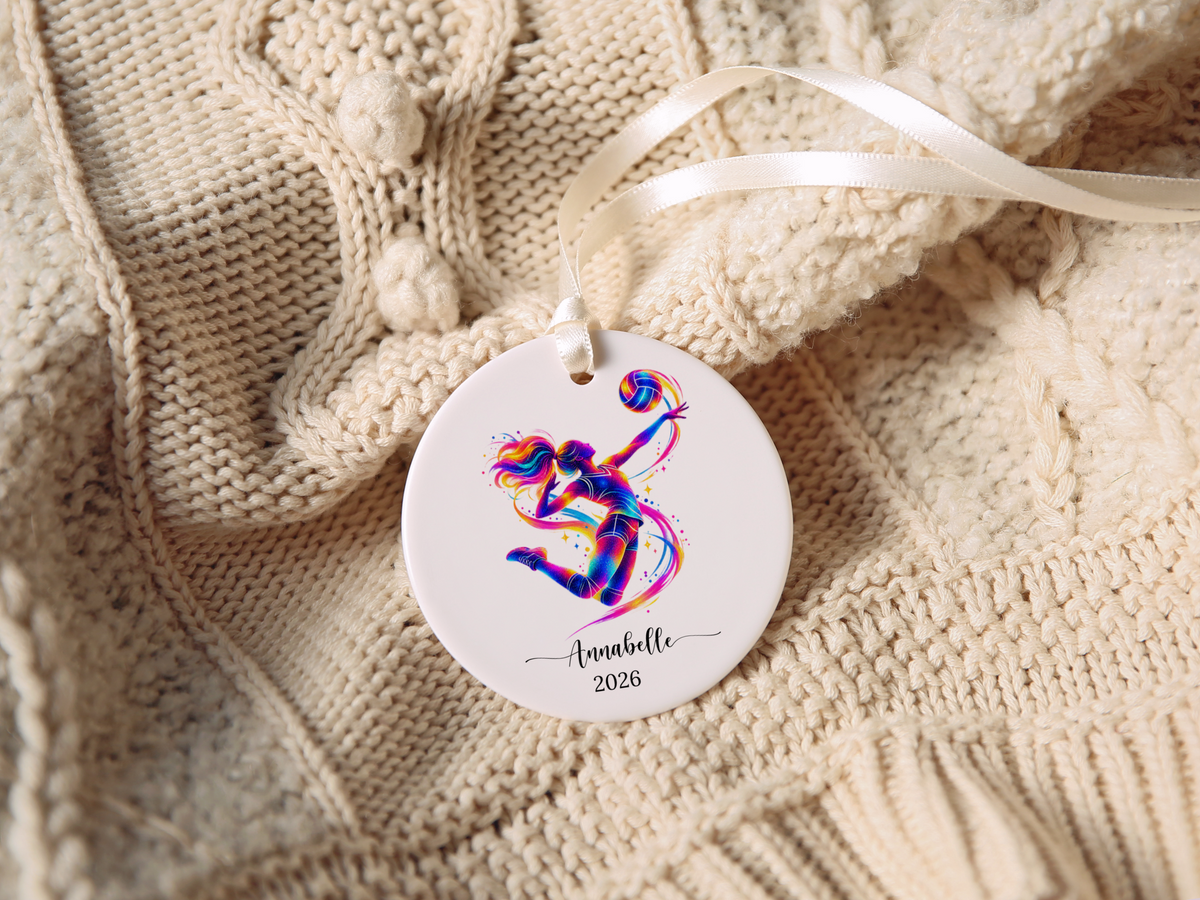Volleyball Player Christmas Ornament