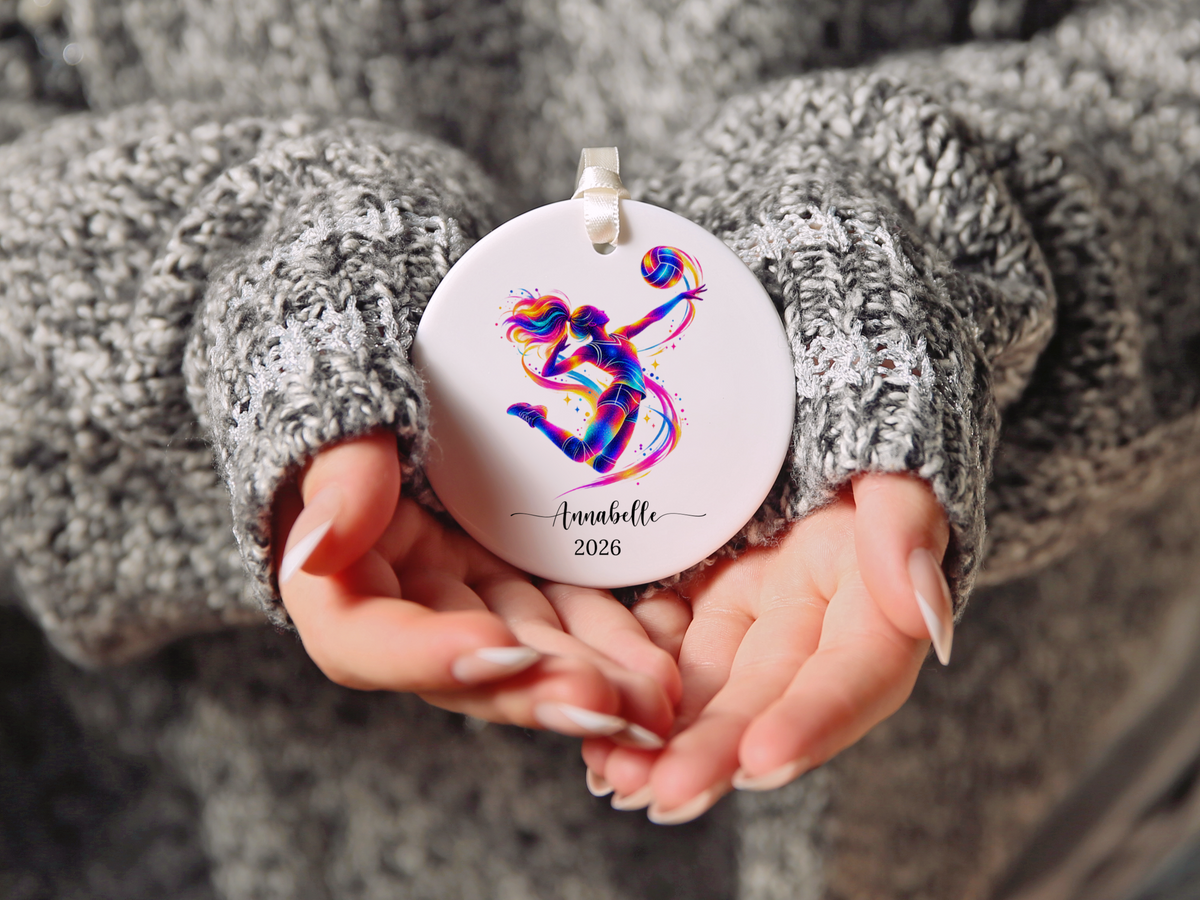 Volleyball Player Christmas Ornament