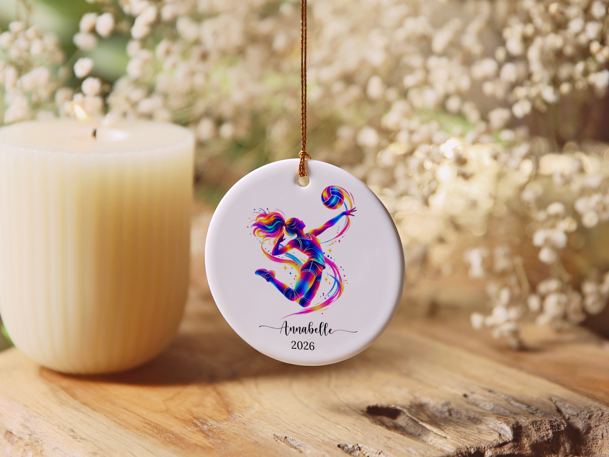 Volleyball Player Christmas Ornament