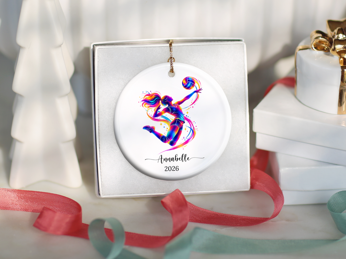 Volleyball Player Christmas Ornament