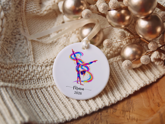 Gymnastics Christmas Ornament
