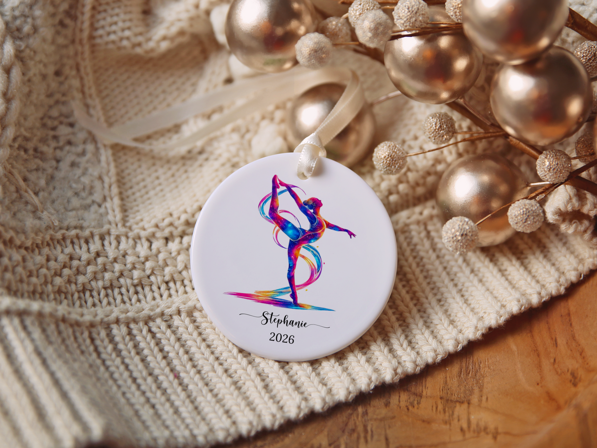 Gymnastics Christmas Ornament
