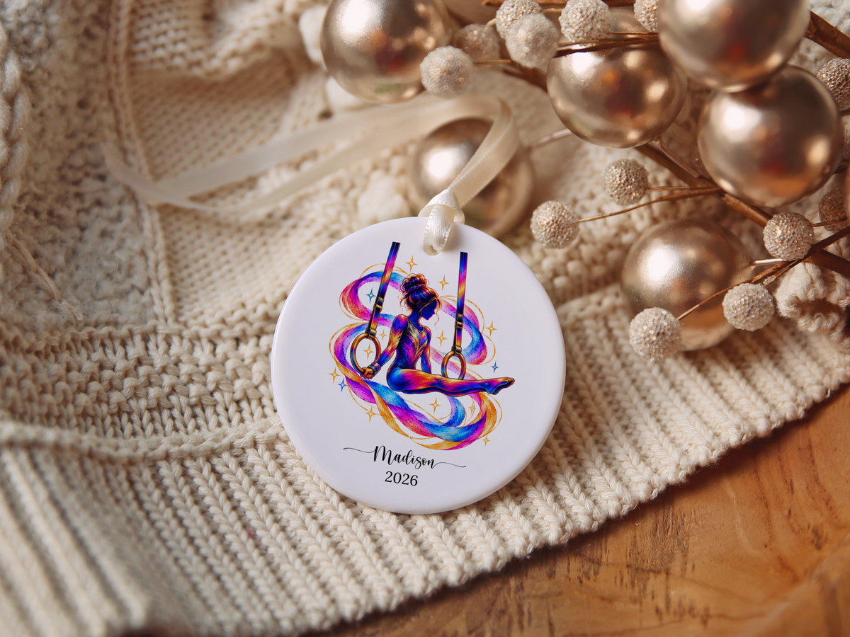 Gymnastics Christmas Ornament