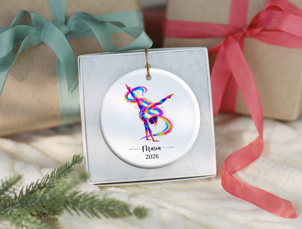 Gymnastics Christmas Ornament