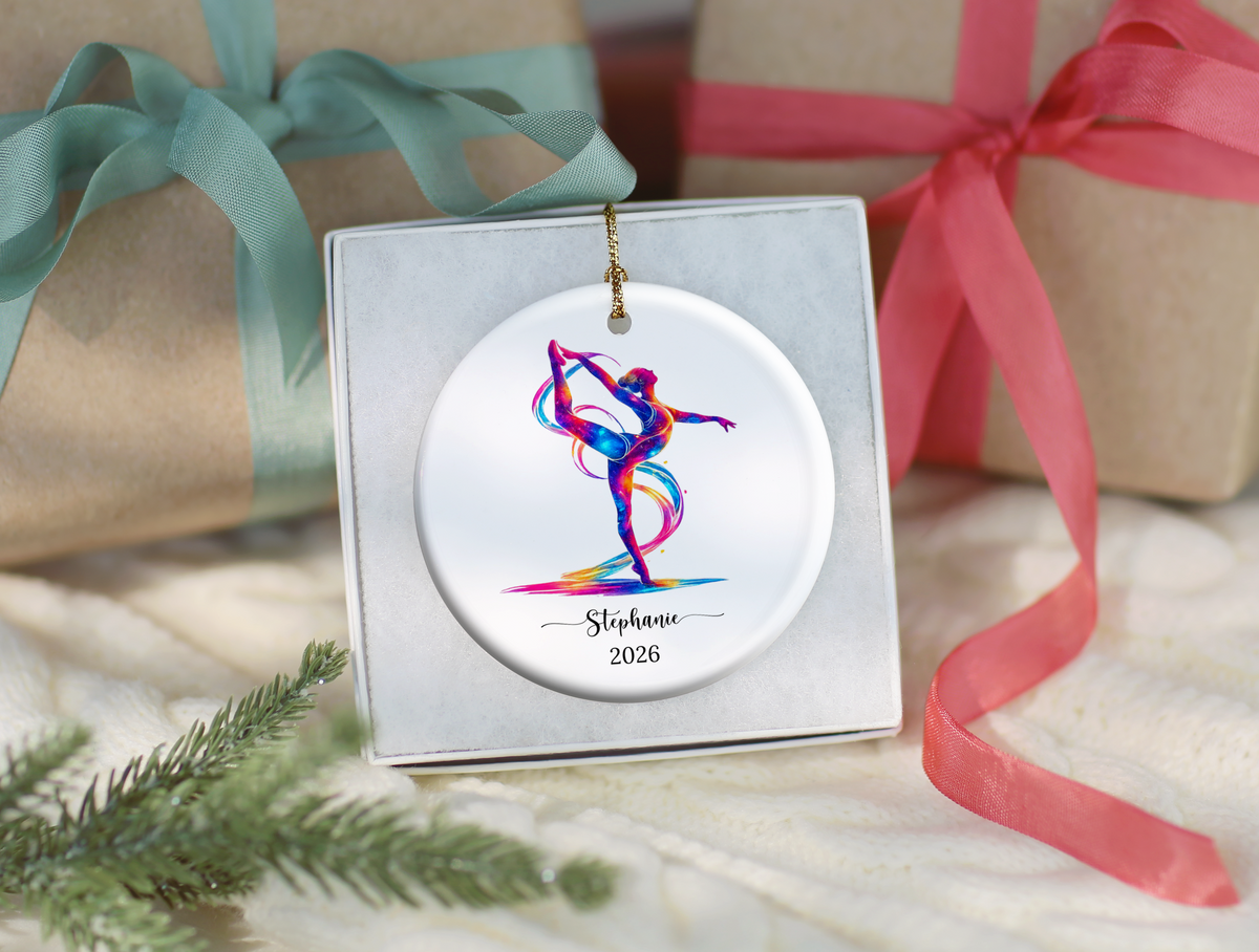 Gymnastics Christmas Ornament