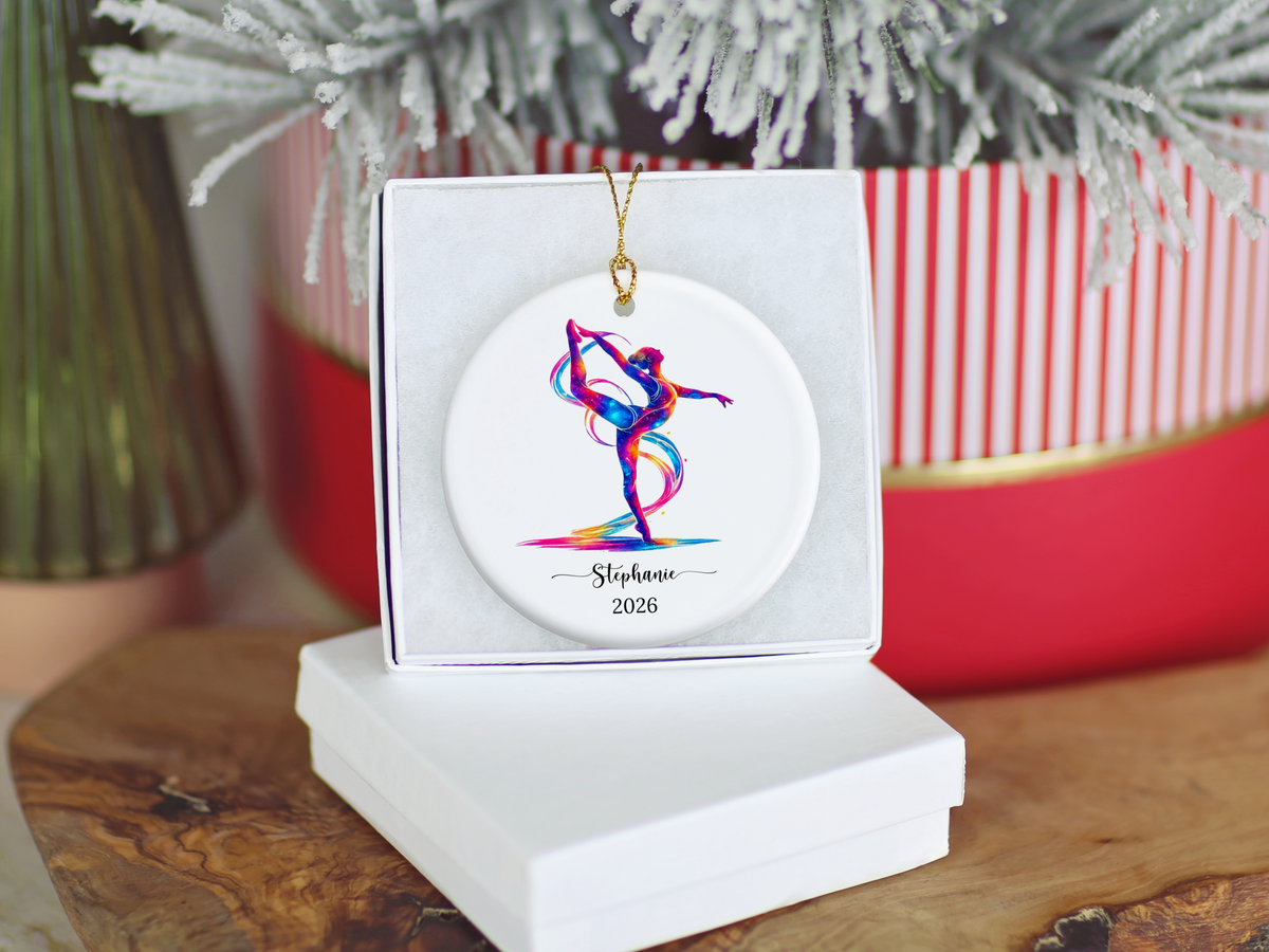 Gymnastics Christmas Ornament