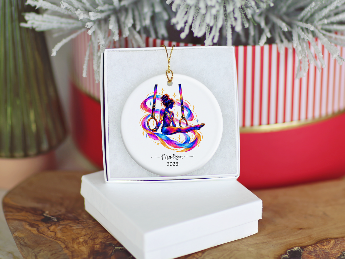 Gymnastics Christmas Ornament
