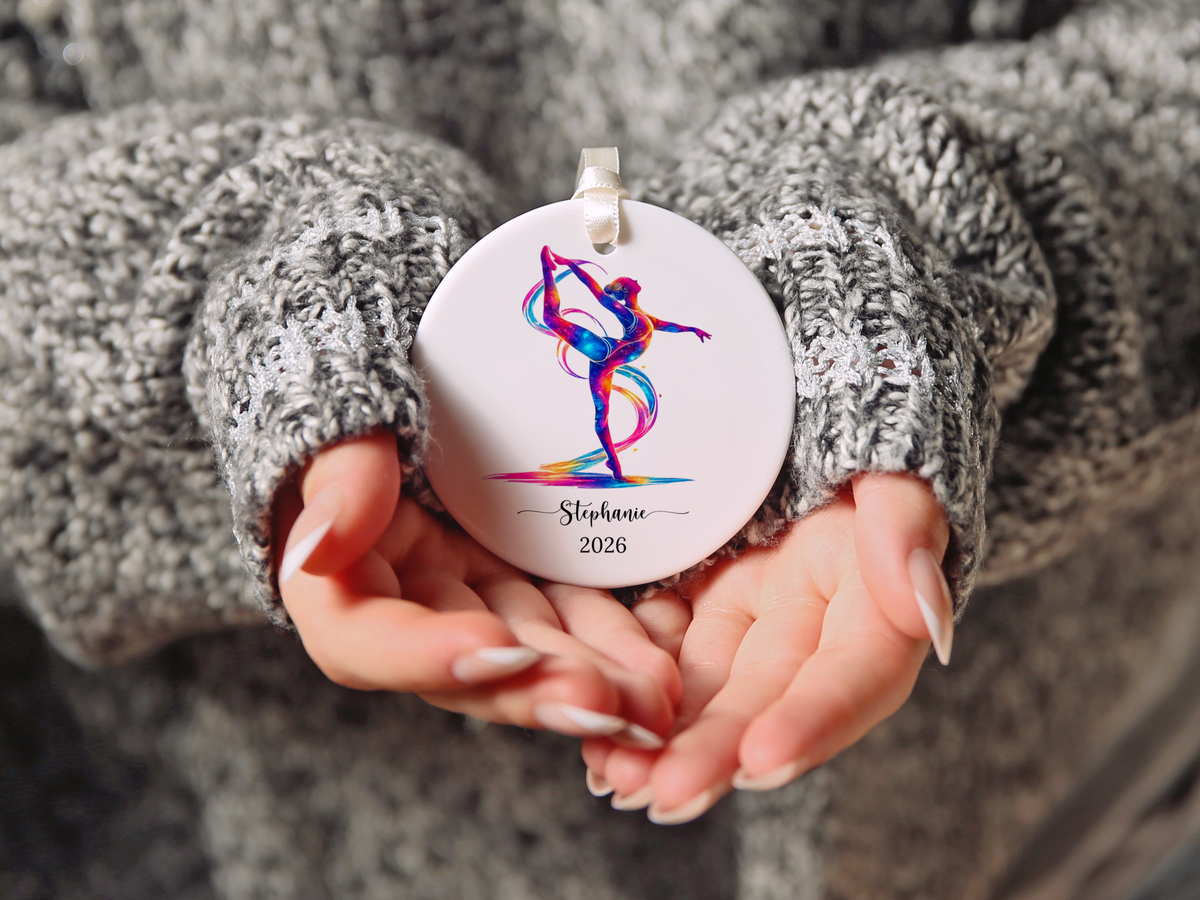 Gymnastics Christmas Ornament