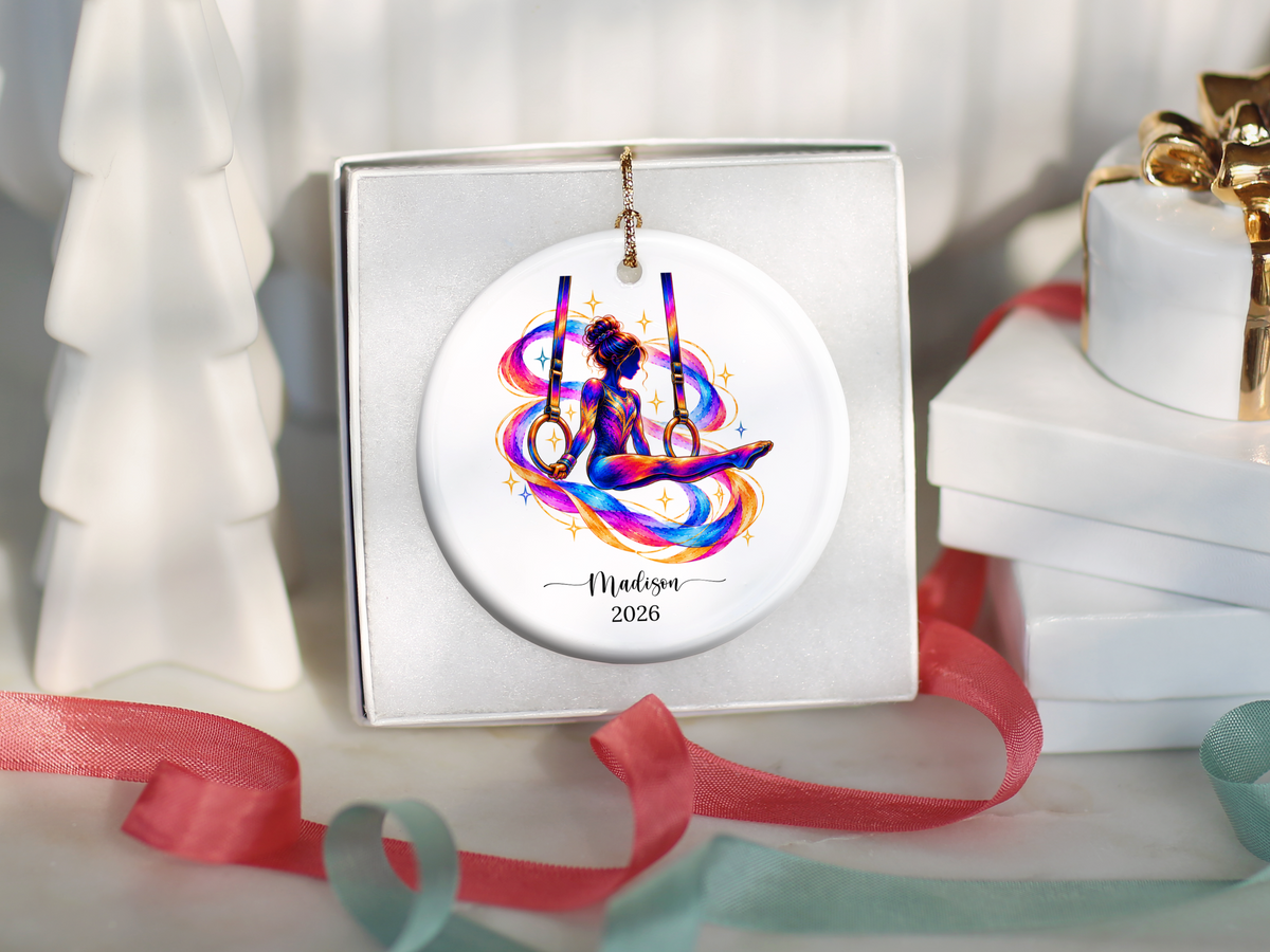 Gymnastics Christmas Ornament