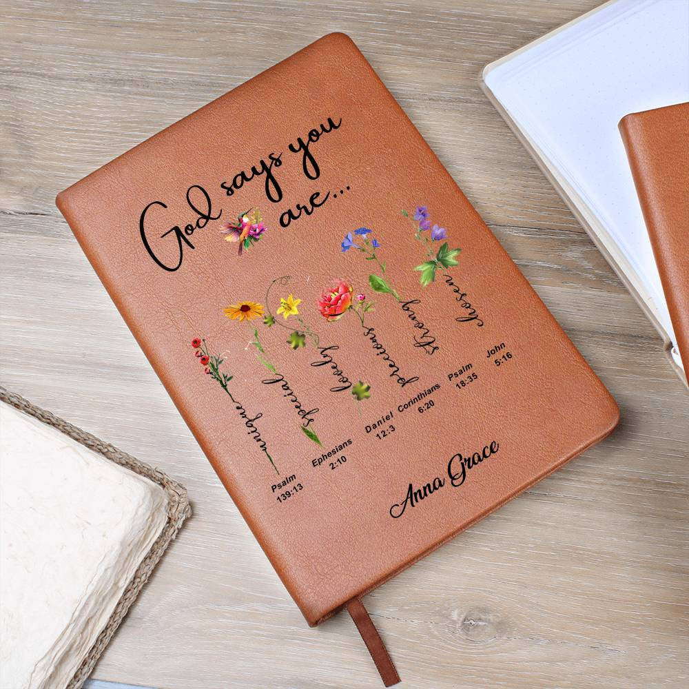 God Says You Are Journal-[Heartfelt Family Gift]