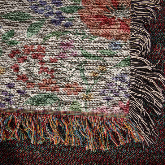 Personalized Grandma Floral Blanket-[Heartfelt Family Gift]