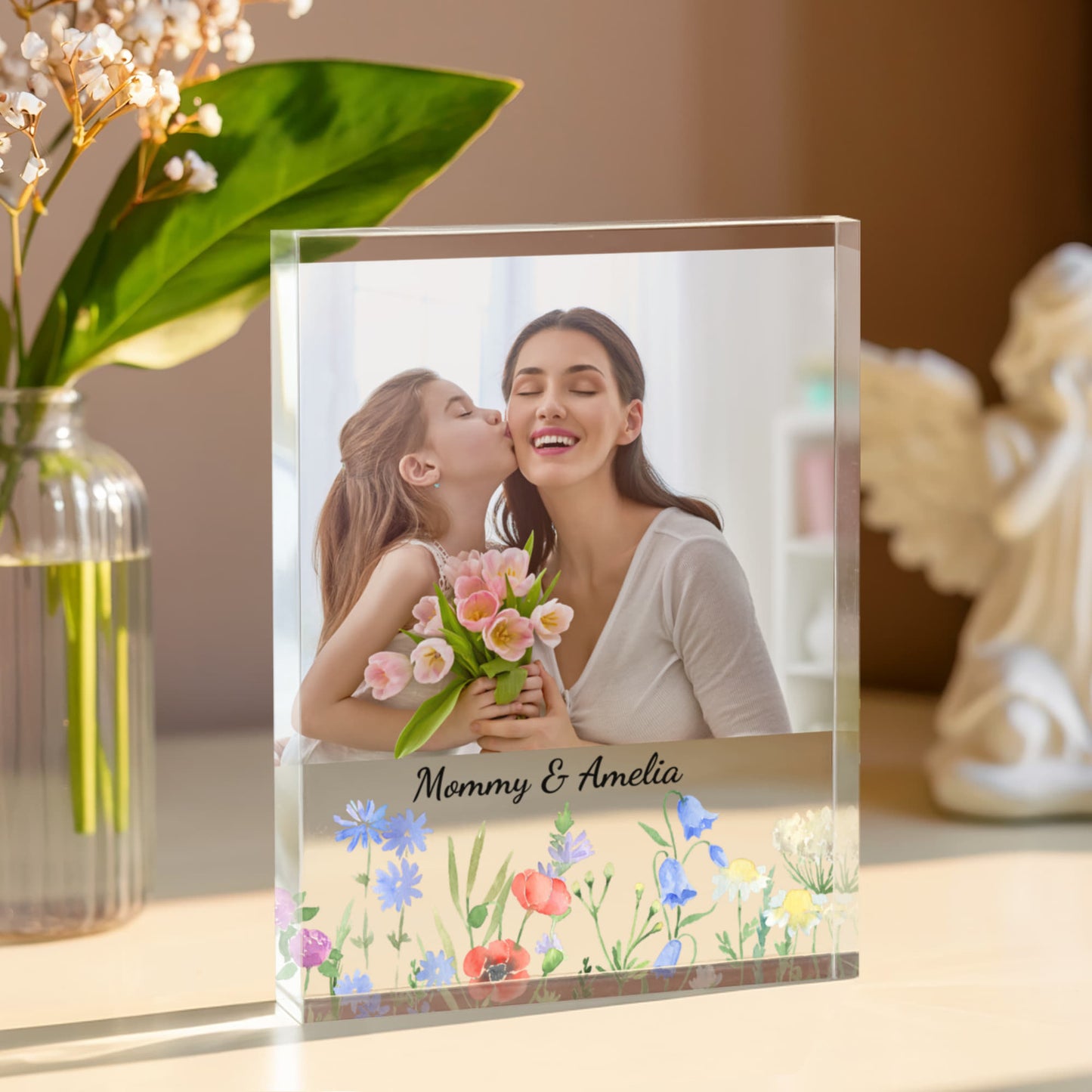 Mommy & Me Photo Acrylic Block