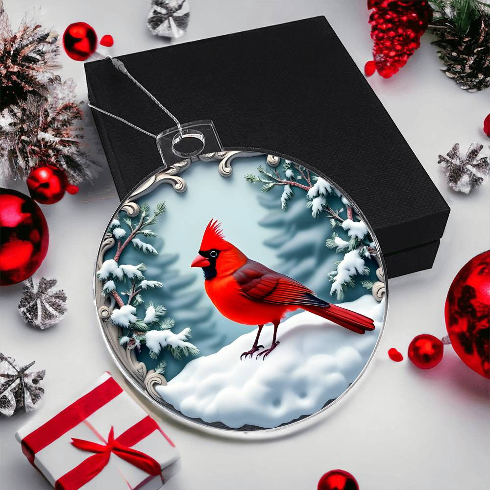 Cardinal Christmas Ornament