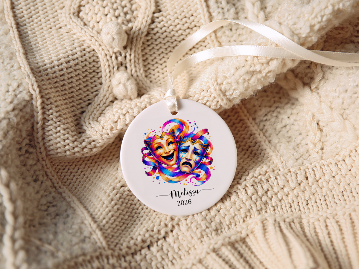 Theatre Christmas Ornament Gift for Actor, Director, Cast Member