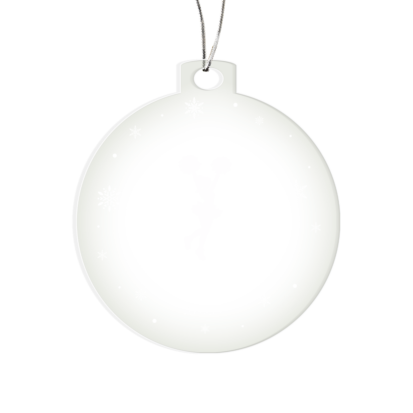 Cheerleader Christmas Tree Ornament