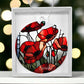 Poppies Ornament-[Heartfelt Family Gift]