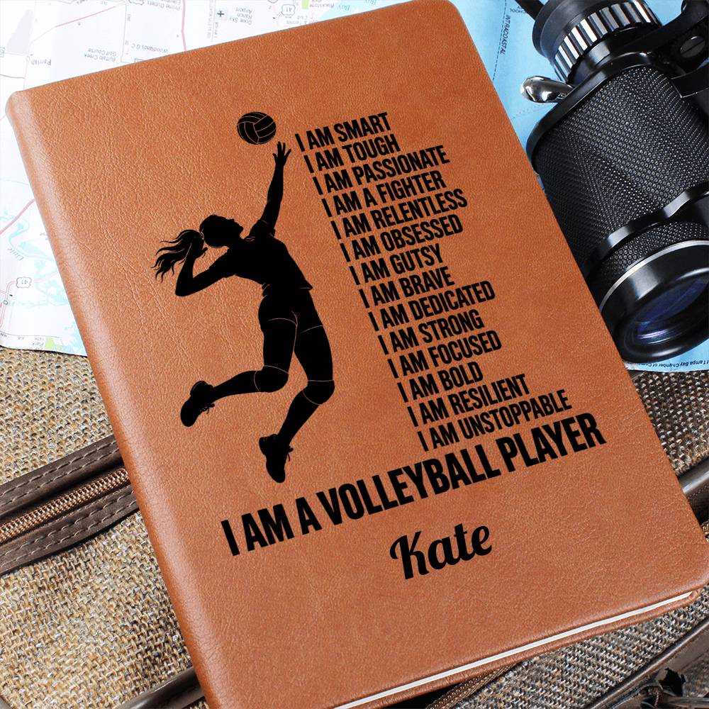 Personalized Volleyball Player Affirmation Journal