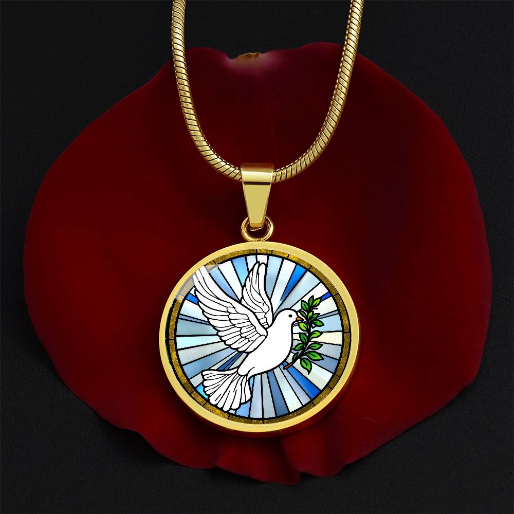 Peace Dove Pendant Necklace