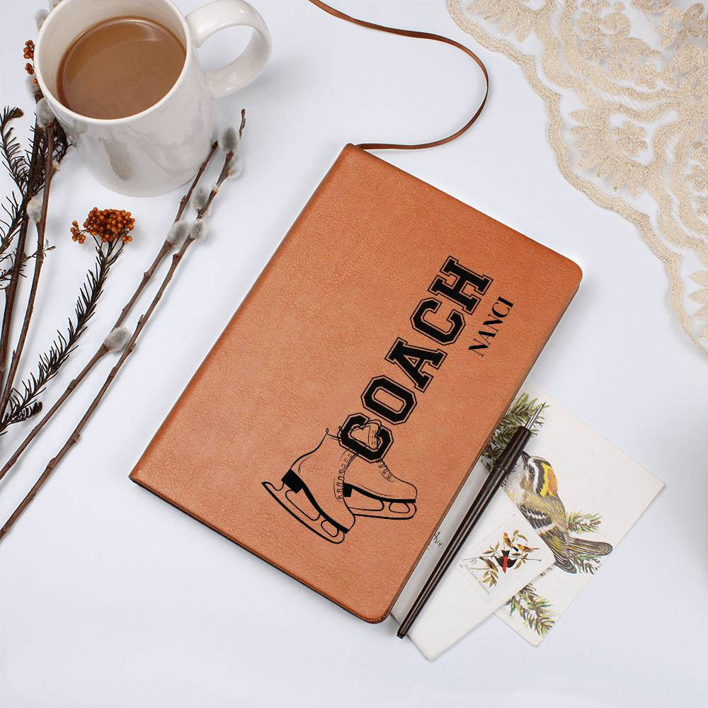 Personalized Ice Skating Coach Journal-[Heartfelt Family Gift]