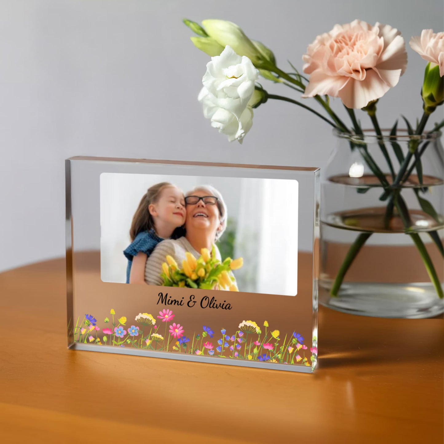 Grandma & Me Photo Acrylic Block
