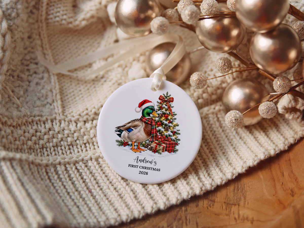 1st Christmas Mallard Duck Ornaments
