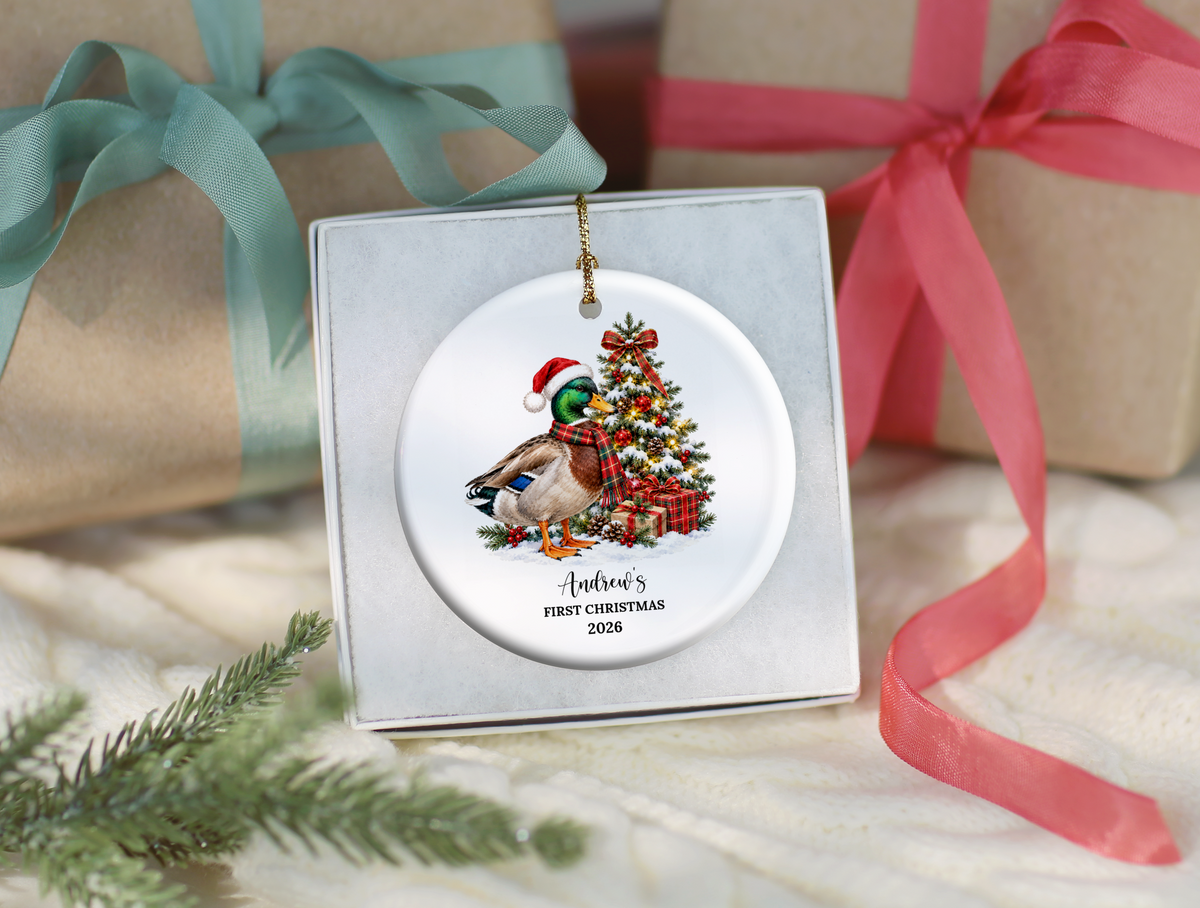 1st Christmas Mallard Duck Ornaments