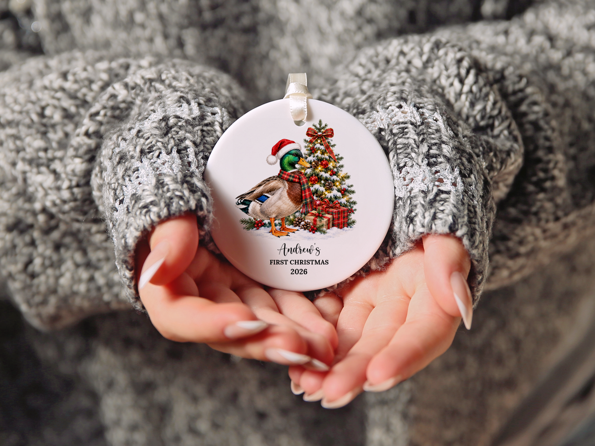 1st Christmas Mallard Duck Ornaments