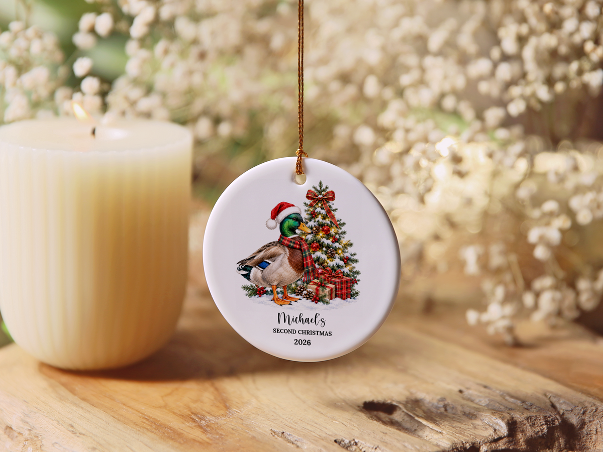 2nd Christmas Mallard Duck Ornaments