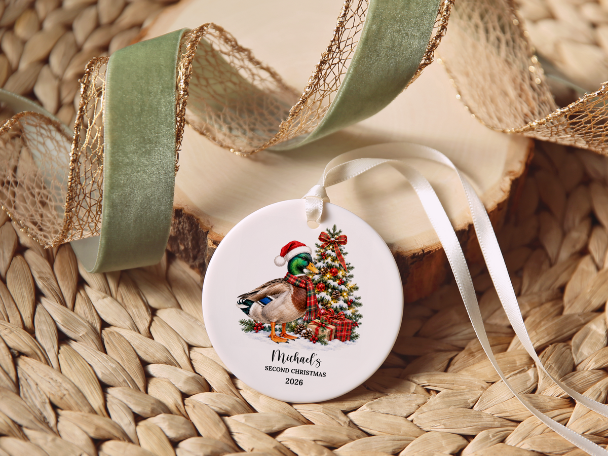2nd Christmas Mallard Duck Ornaments