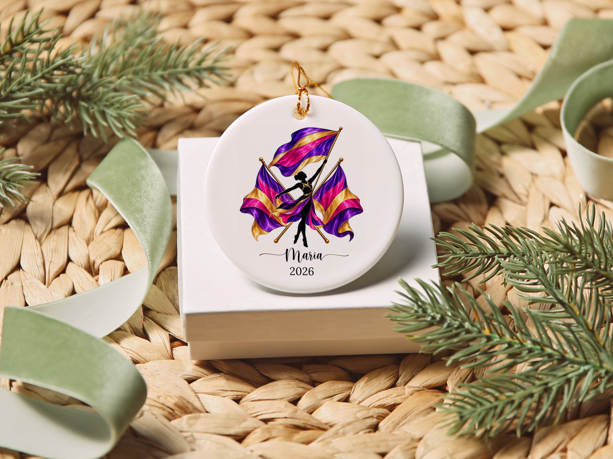 Personalized Color Guard Ornament
