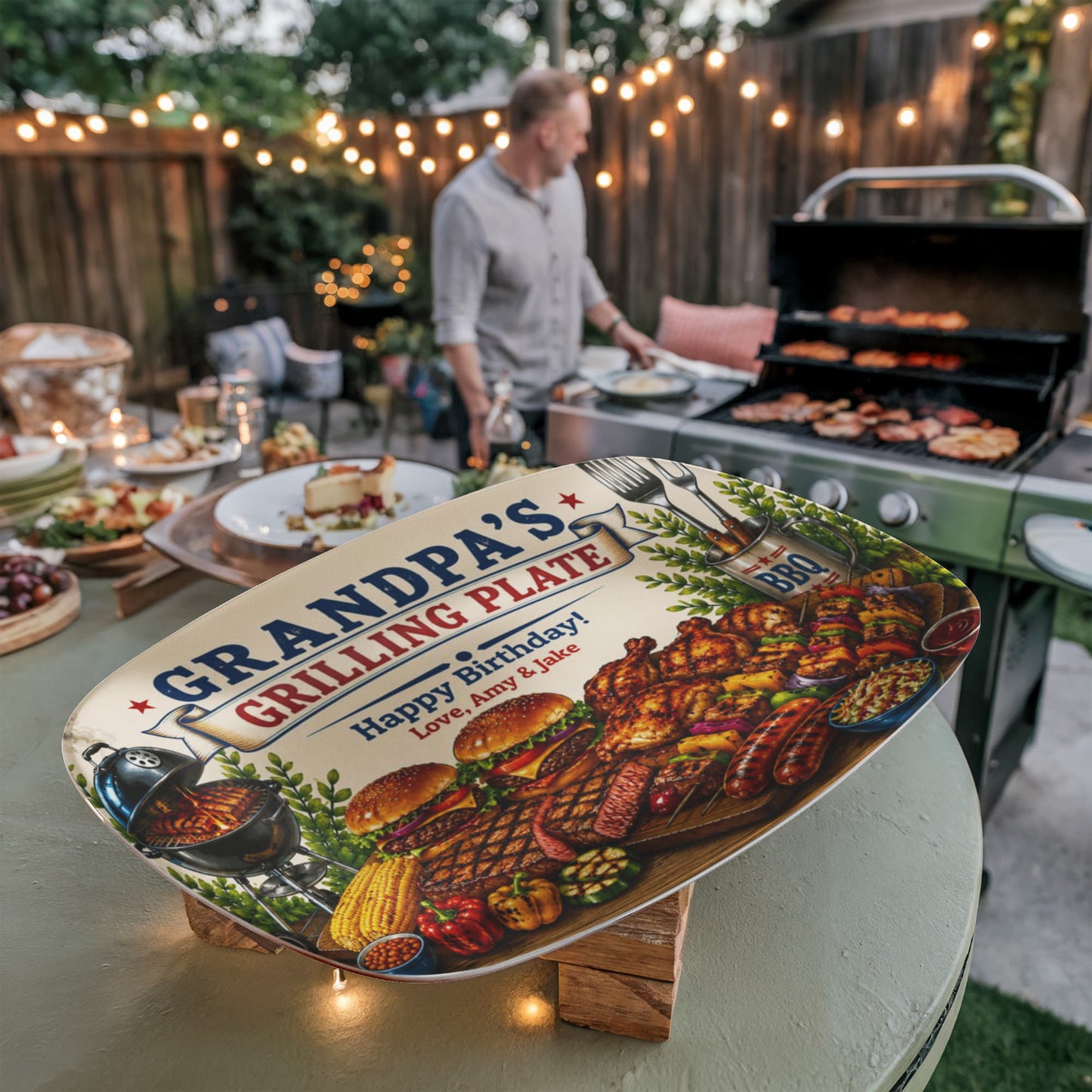 Dad's Grilling Plate