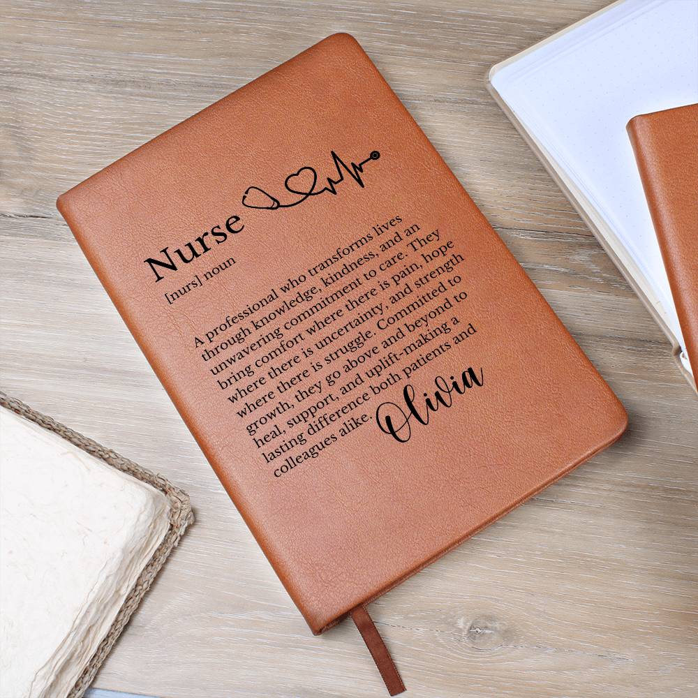 Nurse Definition Journal Gift for Healthcare Worker