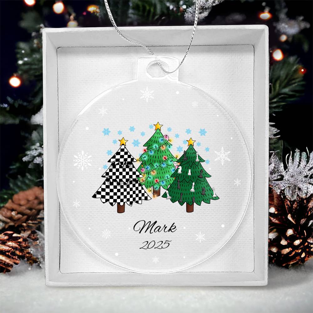 Chess Christmas Tree Ornament